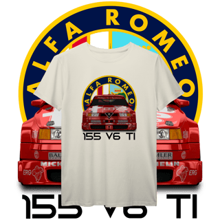 Nome do produto Camiseta Prime - Alfa Romeo 155 V6 TI DTM - STT022