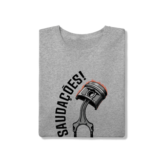 Nome do produto Saudações da Biela - Camiseta Quality - STT002