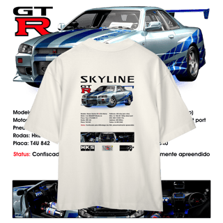 Nome do produto Camiseta Oversized - West Coast Brian Skyline - STT024