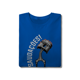 Nome do produto Saudações da Biela - Camiseta Quality - STT002