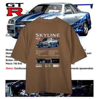 Nome do produto Camiseta Oversized - West Coast Brian Skyline - STT024