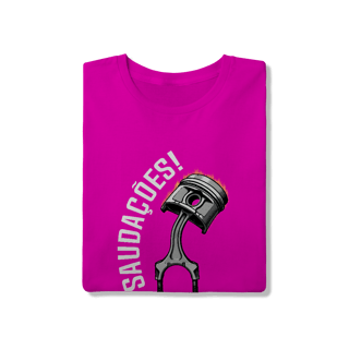 Nome do produto Saudações da Biela - Camiseta Quality - STT002