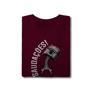 Nome do produto Saudações da Biela - Camiseta Quality - STT002