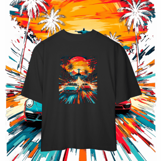 Nome do produto Camiseta Oversized - Racha no Rio - STT004