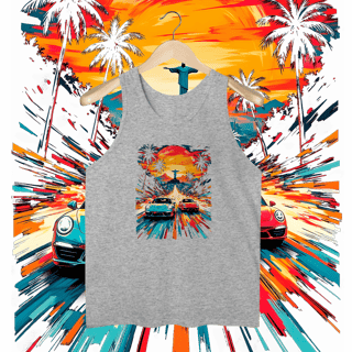 Nome do produto Regata Masculina - Racha no Rio - STT004