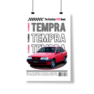Nome do produto Poster Retrato - Tempra de Revista - STT005