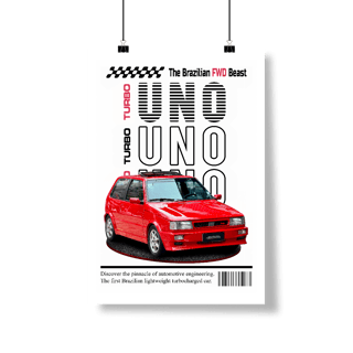 Nome do produto Poster Retrato - Uno de Revista - STT010