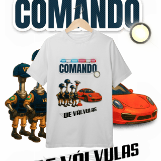 Nome do produto Camiseta Inf (10 a 14) - Comando... de Válvulas - STT011