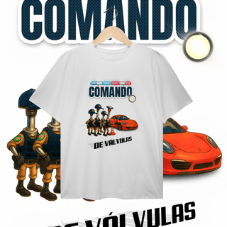 Nome do produto Camiseta Plus Size - Comando... de Válvulas - STT011