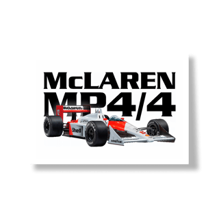 Nome do produto Poster Paisagem - MP4/4 Ayrton Senna - STT012