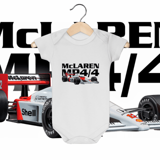 Nome do produto Body Infantil - MP4/4 Ayrton Senna - STT012