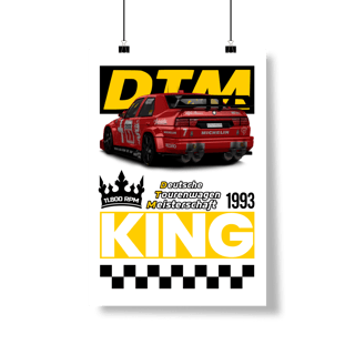 Nome do produto Poster Retrato - Alfa Romeo 155 V6 TI DTM - STT022