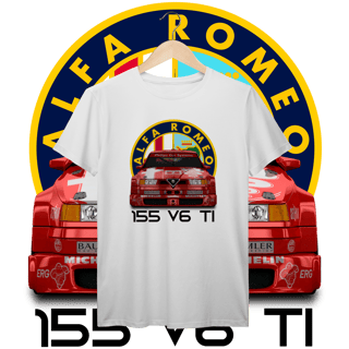 Nome do produto Camiseta Prime - Alfa Romeo 155 V6 TI DTM - STT022