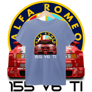 Nome do produto Camiseta Estonada - Alfa Romeo 155 V6 TI DTM - STT022