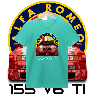 Nome do produto Baby Look Fem. Estonada - Alfa Romeo 155 V6 TI DTM - STT022