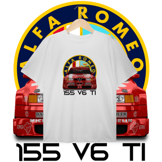 Nome do produto Camiseta Plus Size - Alfa Romeo 155 V6 TI DTM - STT022