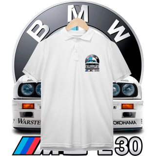 Nome do produto Polo Masculina Prime - BMW M3 E30 DTM - STT025