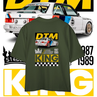 Nome do produto Camiseta Oversized - BMW M3 E30 DTM - STT025
