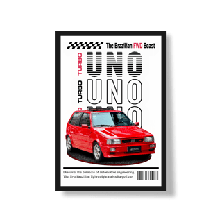 Nome do produto Poster Retrato - Uno de Revista - STT010