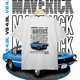 Nome do produto Camiseta Plus Size - Maverick de Revista - STT016