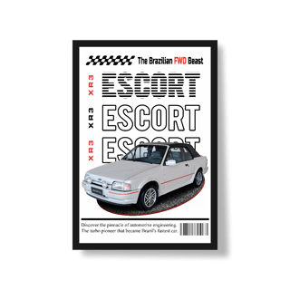 Nome do produto Poster Retrato - Escort de Revista - STT015