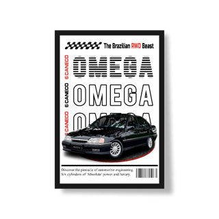 Nome do produto Poster Retrato - Omega de Revista - STT020