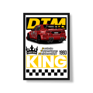 Nome do produto Poster Retrato - Alfa Romeo 155 V6 TI DTM - STT022