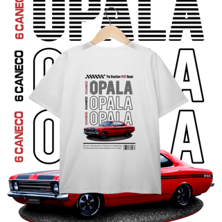 Nome do produto Camiseta Plus Size - Opala de Revista - STT003