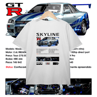 Nome do produto Camiseta Plus Size - West Coast Brian Skyline - STT024