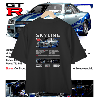 Nome do produto Camiseta Oversized - West Coast Brian Skyline - STT024