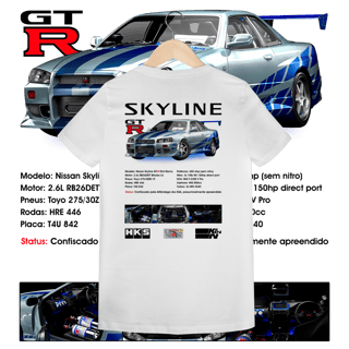 Nome do produto Baby Look Fem. Quality - West Coast Brian Skyline - STT024