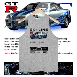 Nome do produto Regata Masculina - West Coast Brian Skyline - STT024