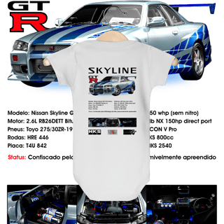 Nome do produto Body Infantil - West Coast Brian Skyline - STT024