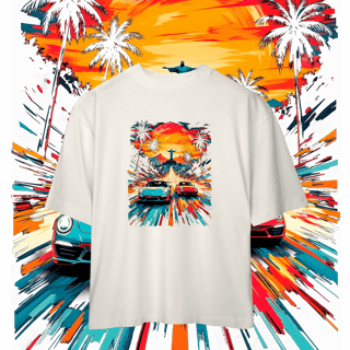Nome do produto Camiseta Oversized - Racha no Rio - STT004