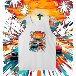 Nome do produto Regata Masculina - Racha no Rio - STT004