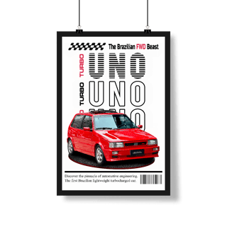 Nome do produto Poster Retrato - Uno de Revista - STT010