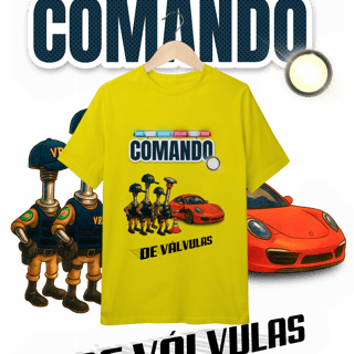 Nome do produto Camiseta Inf (10 a 14) - Comando... de Válvulas - STT011