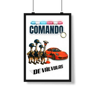 Nome do produto Poster Retrato - Comando... de Válvulas - STT011