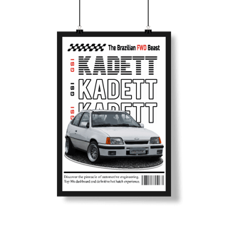 Nome do produto Poster Retrato - Kadett de Revista - STT018