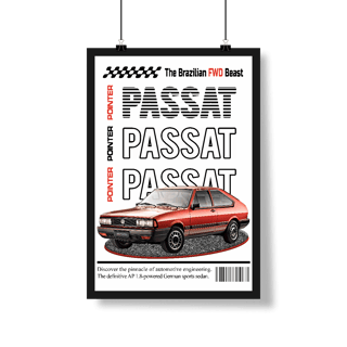 Nome do produto Poster Retrato - Passat de Revista - STT019