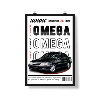 Nome do produto Poster Retrato - Omega de Revista - STT020