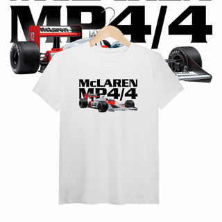 Nome do produto Camiseta Pima - MP4/4 Ayrton Senna - STT012