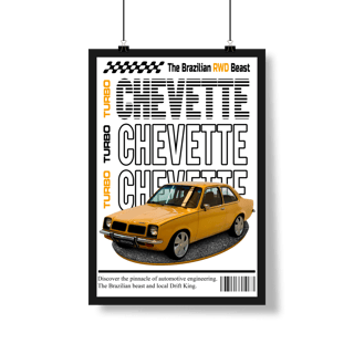 Nome do produto Poster Retrato - Chevette de Revista - STT008