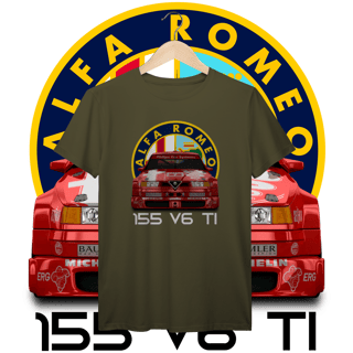 Nome do produto Camiseta Prime - Alfa Romeo 155 V6 TI DTM - STT022