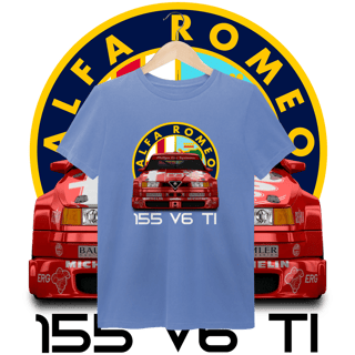 Nome do produto Camiseta Estonada - Alfa Romeo 155 V6 TI DTM - STT022