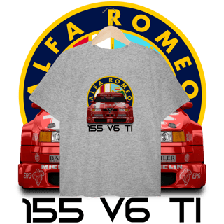 Nome do produto Camiseta Plus Size - Alfa Romeo 155 V6 TI DTM - STT022