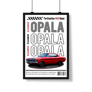 Nome do produto Poster Retrato - Opala de Revista - STT003