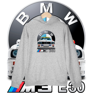 Nome do produto Moletom Canguru Prime - BMW M3 E30 DTM - STT025