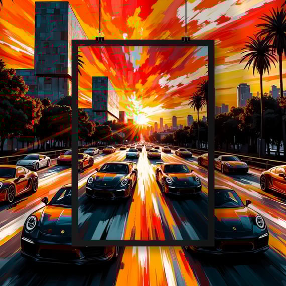 Poster Retrato - Comboio na 23 - STT009