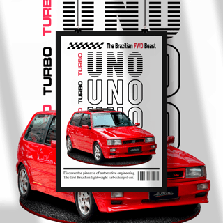 Nome do produto Poster Retrato - Uno de Revista - STT010